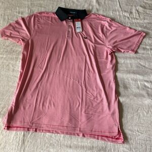 Southern Marsh Men's Red and Black Polo Shirt